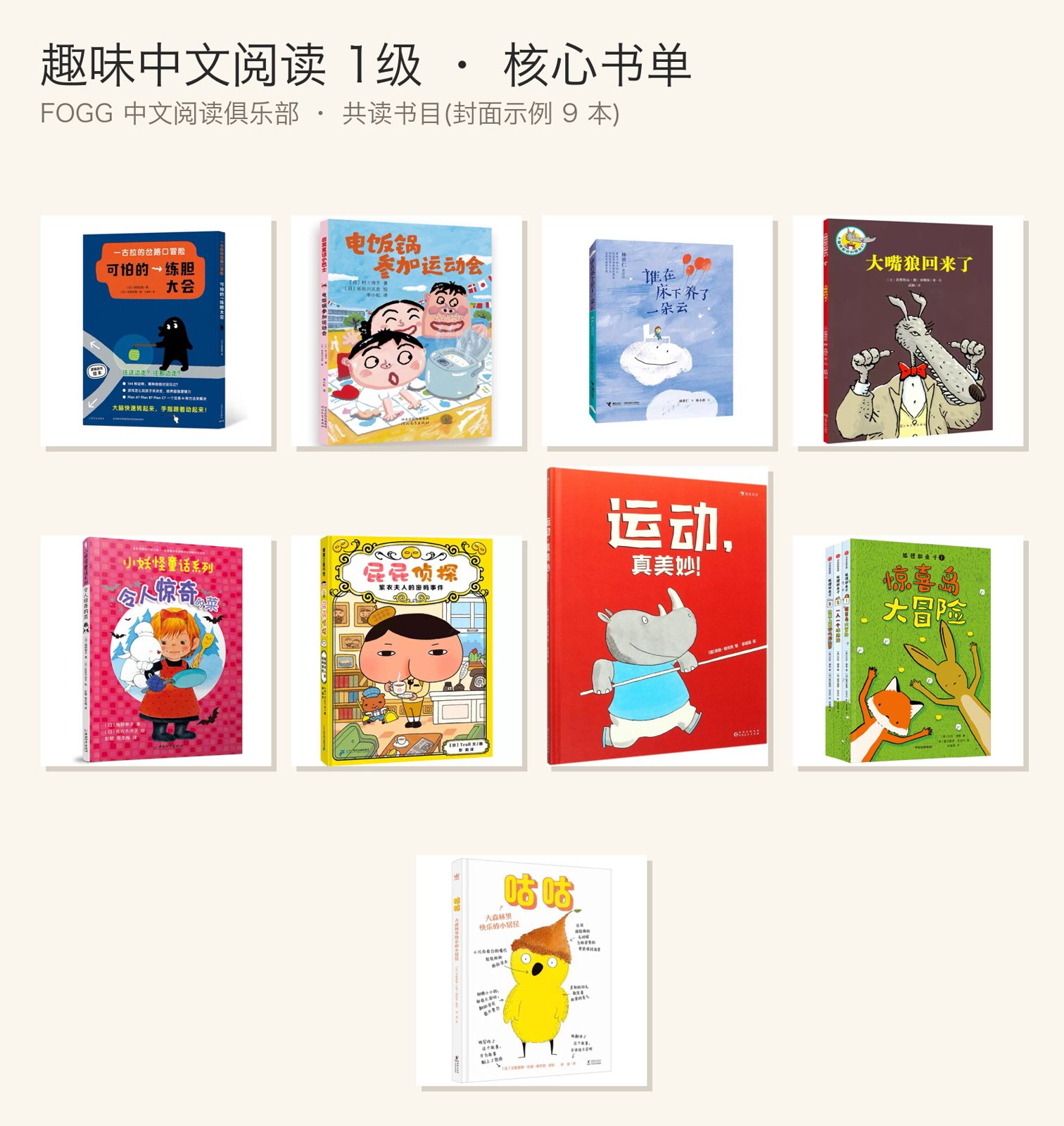 （代买）趣味中文阅读 1级 · 核心书单套装（海运需15天以上）